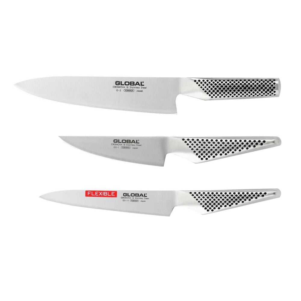 Global Boxed Knife Set 3Piece (G2, GS1, GS11) Global Knives